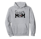 Senior Soccer Mom Hoodie - Fun Novelty Design for Adults