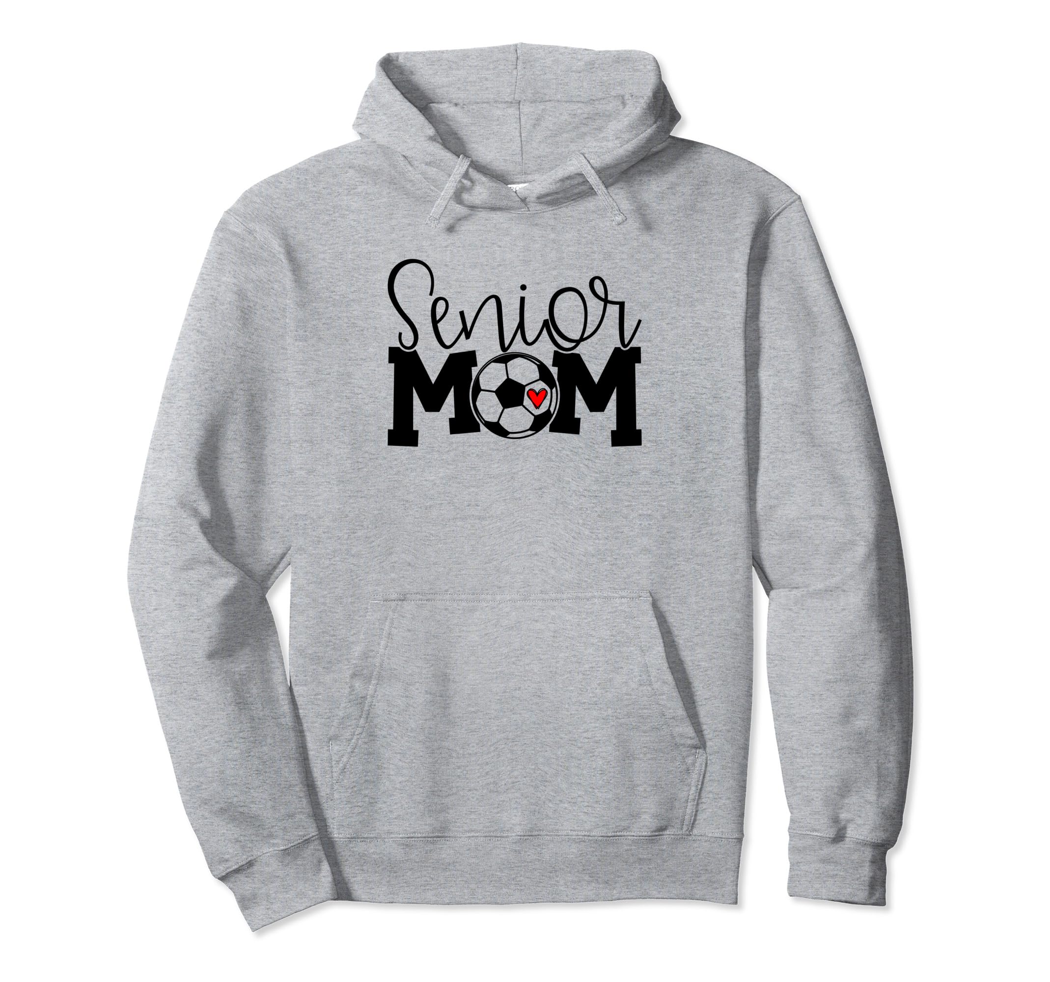 Senior Soccer Mom Hoodie - Fun Novelty Design for Adults