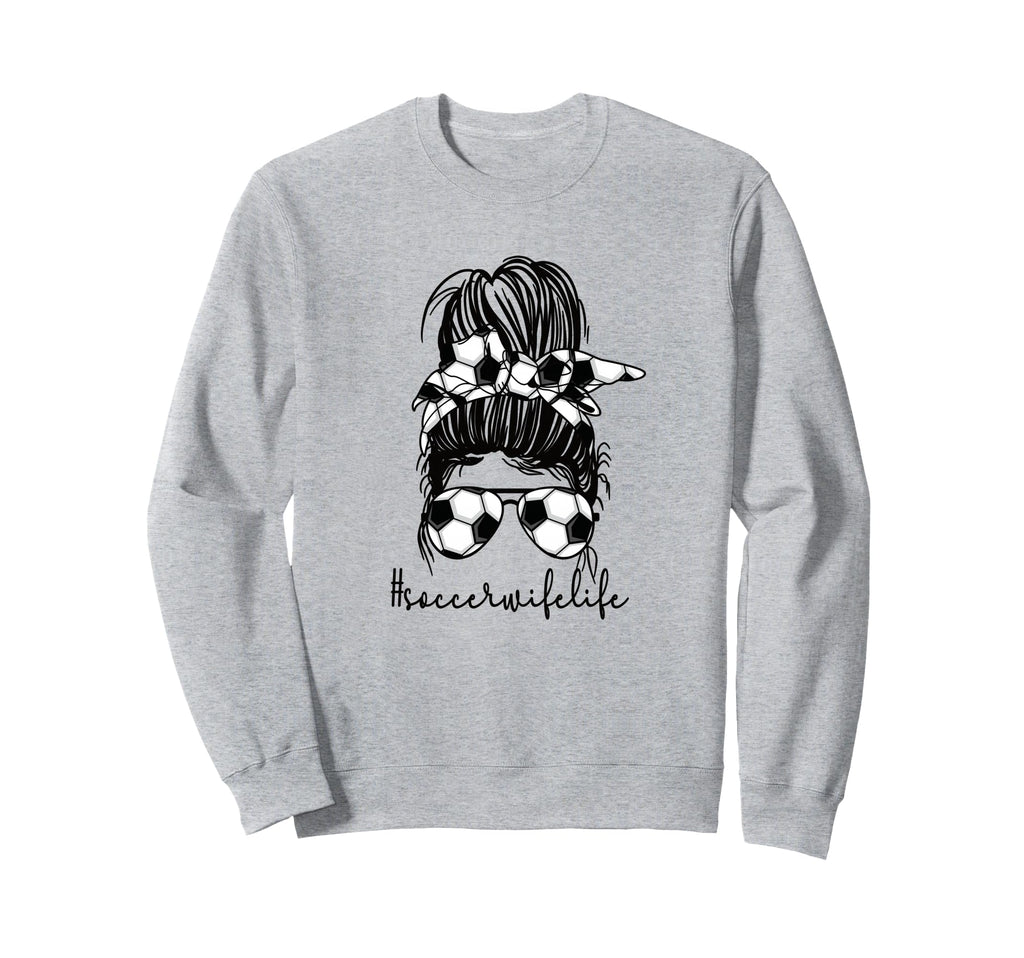 Soccer Wife Life Best Soccer Sweatshirt - Minimalist Print Men Women