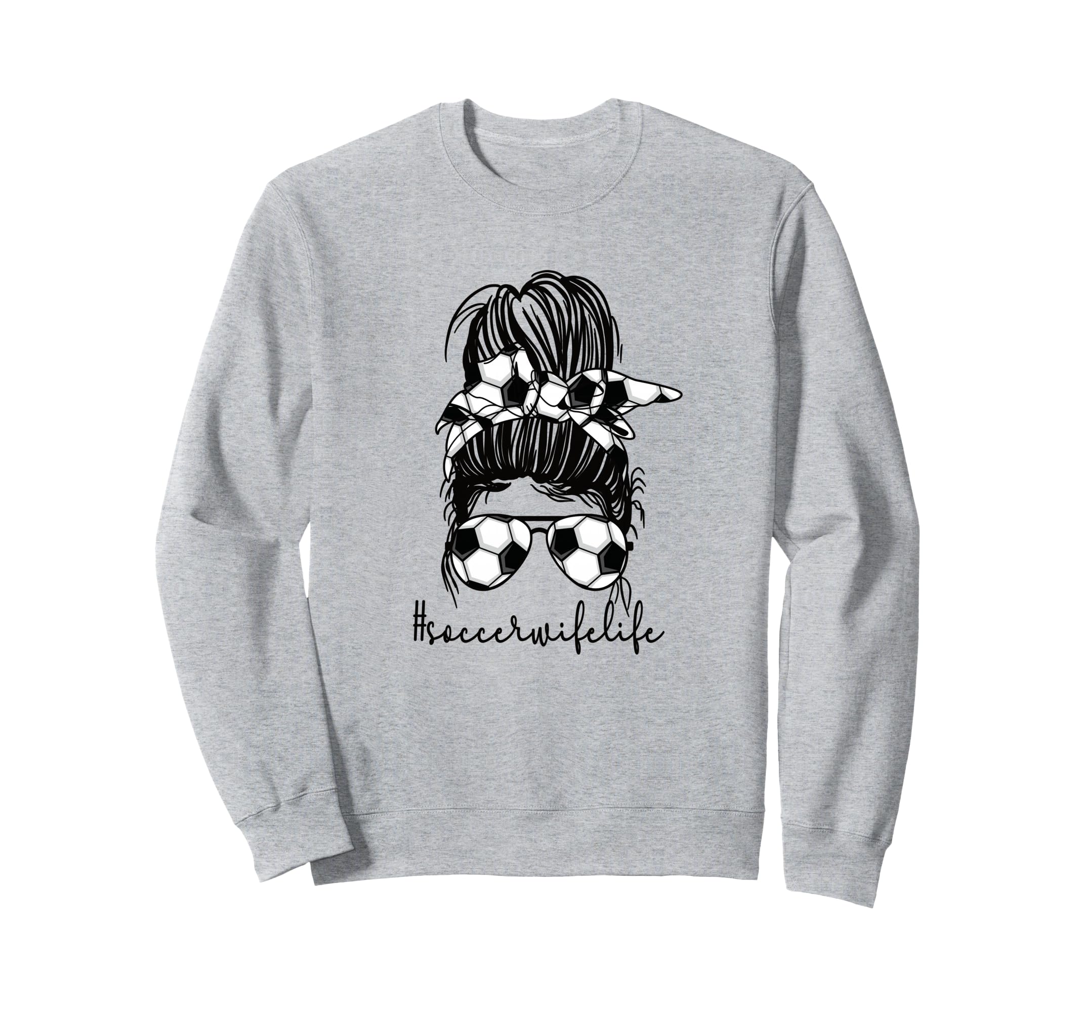 Soccer Wife Life Best Soccer Sweatshirt - Minimalist Print Men Women