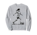 Soccer Teen Soccer Soccer Sweatshirt - Streetwear Style Unisex
