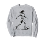 Soccer Teen Soccer Soccer Sweatshirt - Streetwear Style Unisex