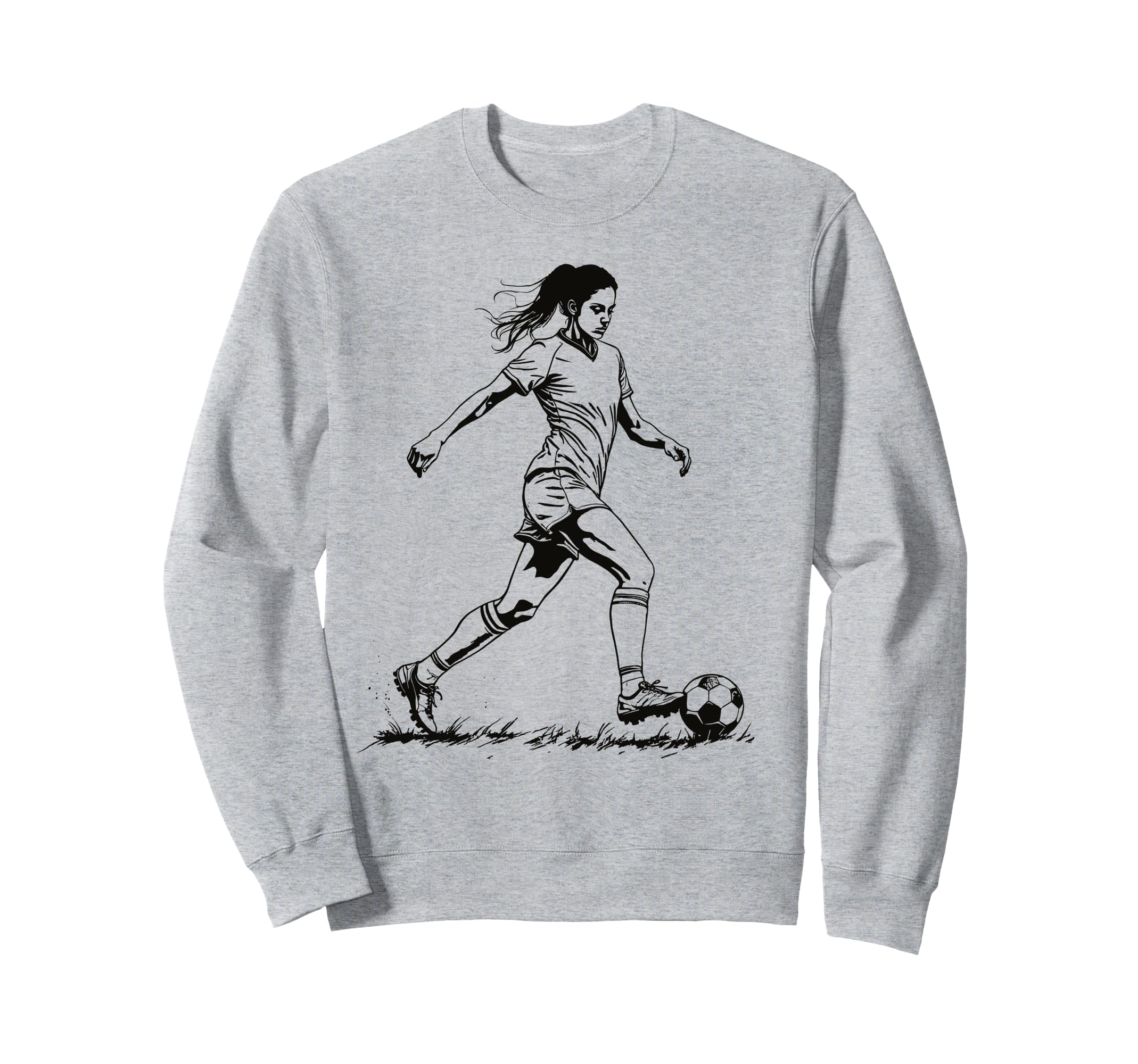 Soccer Teen Soccer Soccer Sweatshirt - Streetwear Style Unisex