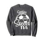 Senior Soccer Tia 2024 Class Sweatshirt - Fun Novelty Design for Adults