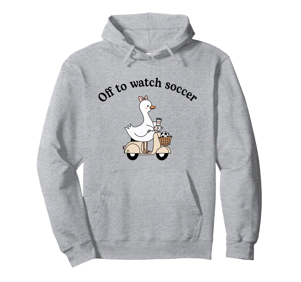 Soccer Mom Off To Watch Soccer Goose Mama Hoodie - Graphic Print Men Women