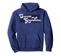 Soccer Grandma Grandmother Checkered Hoodie - Minimalist Print Men Women