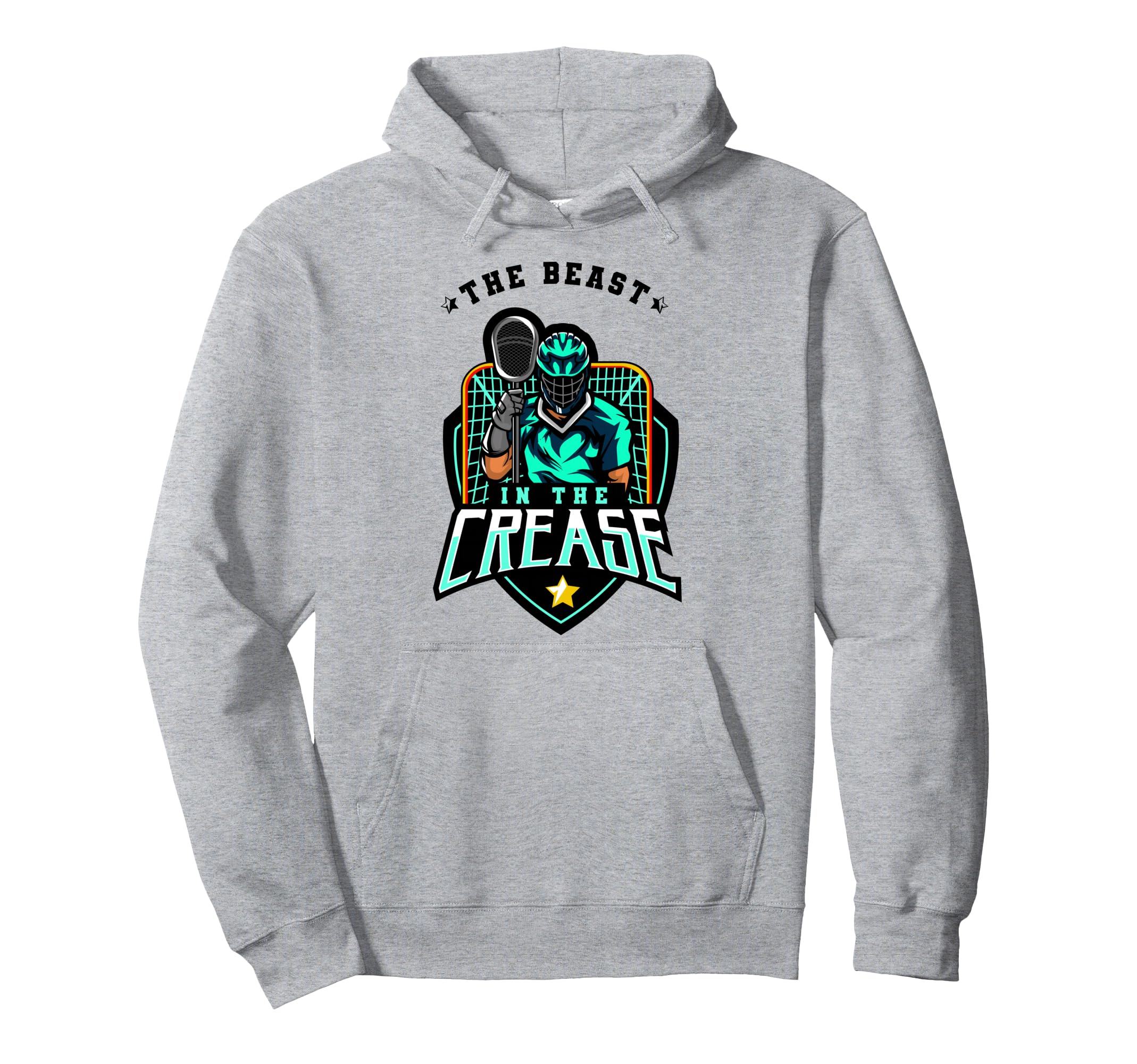 Beast Crease Lacrosse Goalkeeper Hoodie - Streetwear Style Men Women