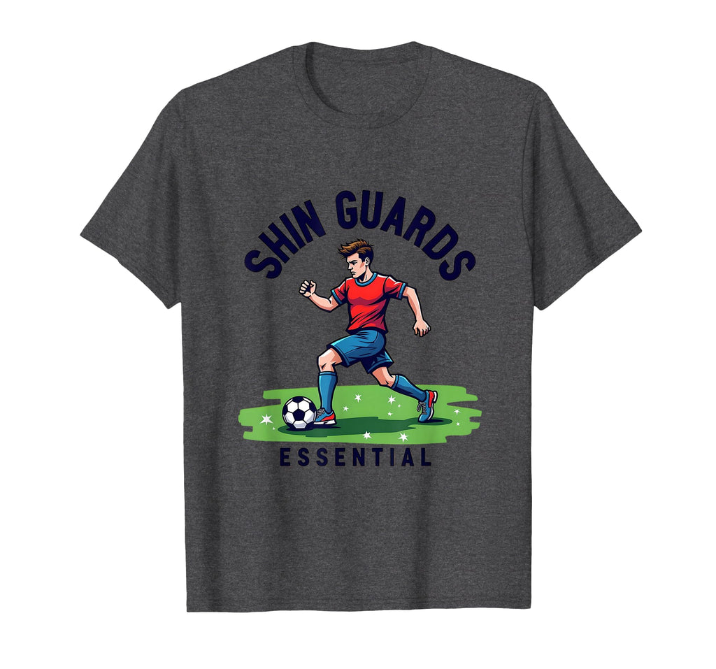 Shin Guards Soccer T-Shirt - Aesthetic Graphic Men Women