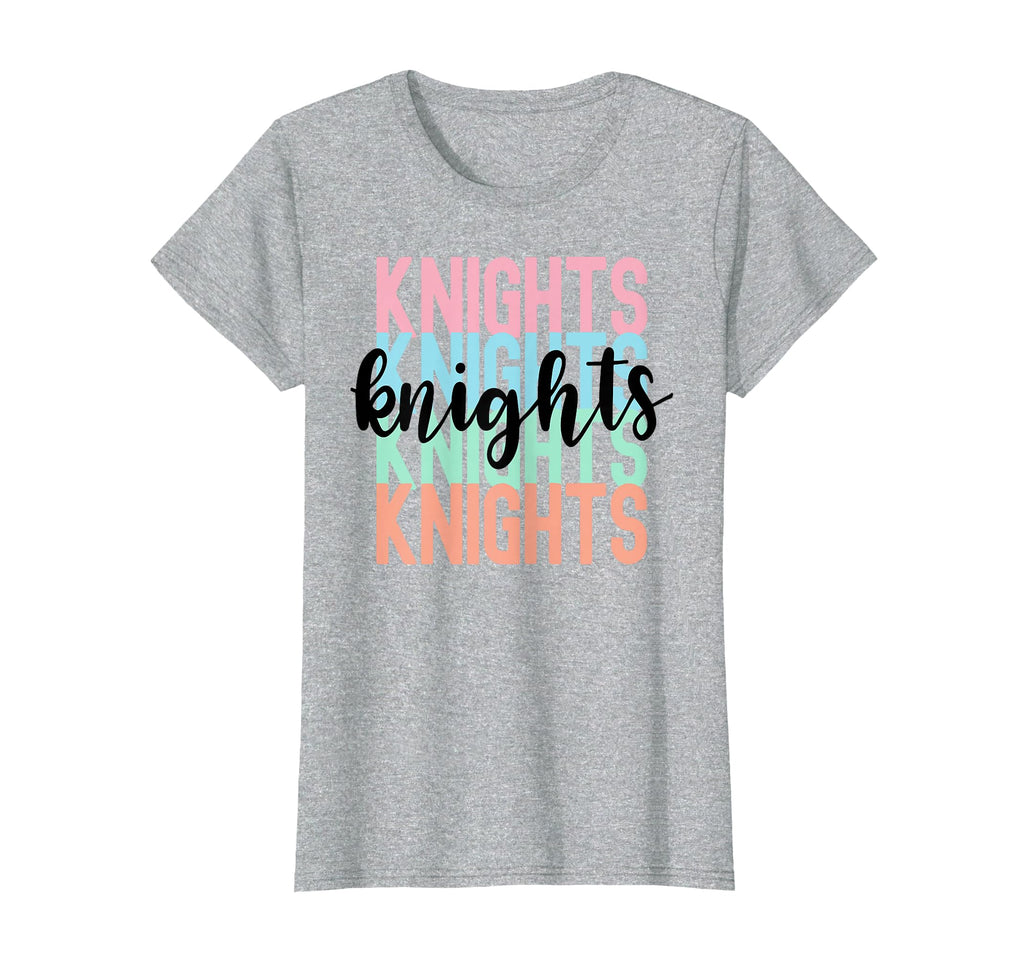 Knights Team Mascot School Spirit Game T-Shirt - Fun Novelty Design Unisex