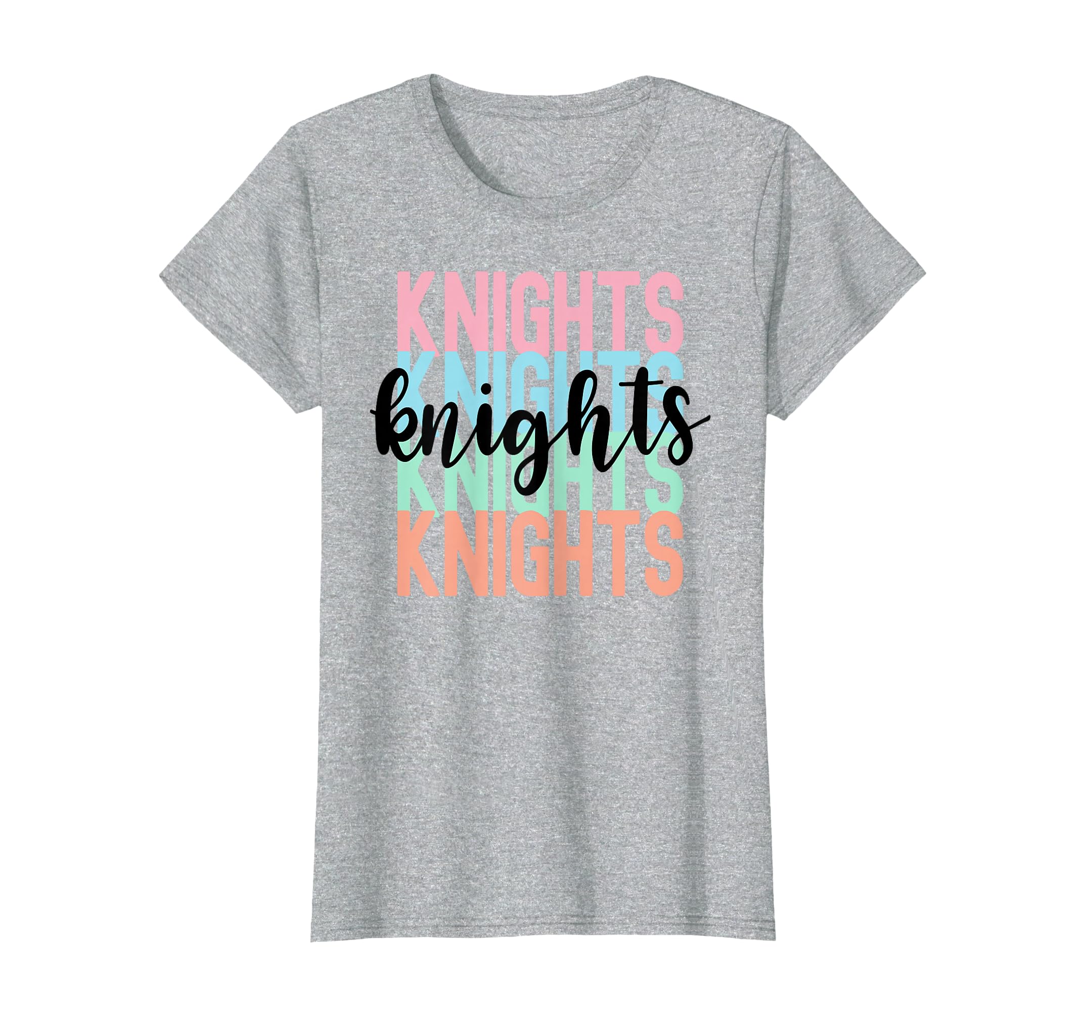 Knights Team Mascot School Spirit Game T-Shirt - Fun Novelty Design Unisex