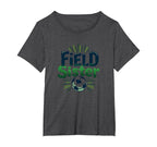 Field Sister Soccer Sibling Pride Sporty T-Shirt - Graphic Print Unisex