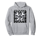 Just Who Loves Soccer Mom Coquette Bow Hoodie - Streetwear Style Unisex