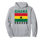 Ghana Ghanaian Flag Distressed Ghana Hoodie - Custom Art Print Men Women
