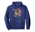 She Plays I Roar Soccer Power Pop Hoodie - Custom Art Print Unisex