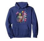 She Plays I Roar Soccer Power Pop Hoodie - Custom Art Print Unisex