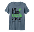 Eat Sleep Soccer Repeat Soccer Sports T-Shirt - Custom Art Print Unisex