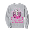 Dont Let Pretty Face Fool You Sweatshirt - Minimalist Print for Adults