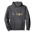 Argentina Sun May Heartbeat Ekg Pulse Hoodie - Unique Graphic Unisex