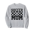 Groovy Soccer Mom Mother Soccer Mom Sweatshirt - Trendy Graphic Men Women