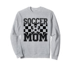 Groovy Soccer Mom Mother Soccer Mom Sweatshirt - Trendy Graphic Men Women