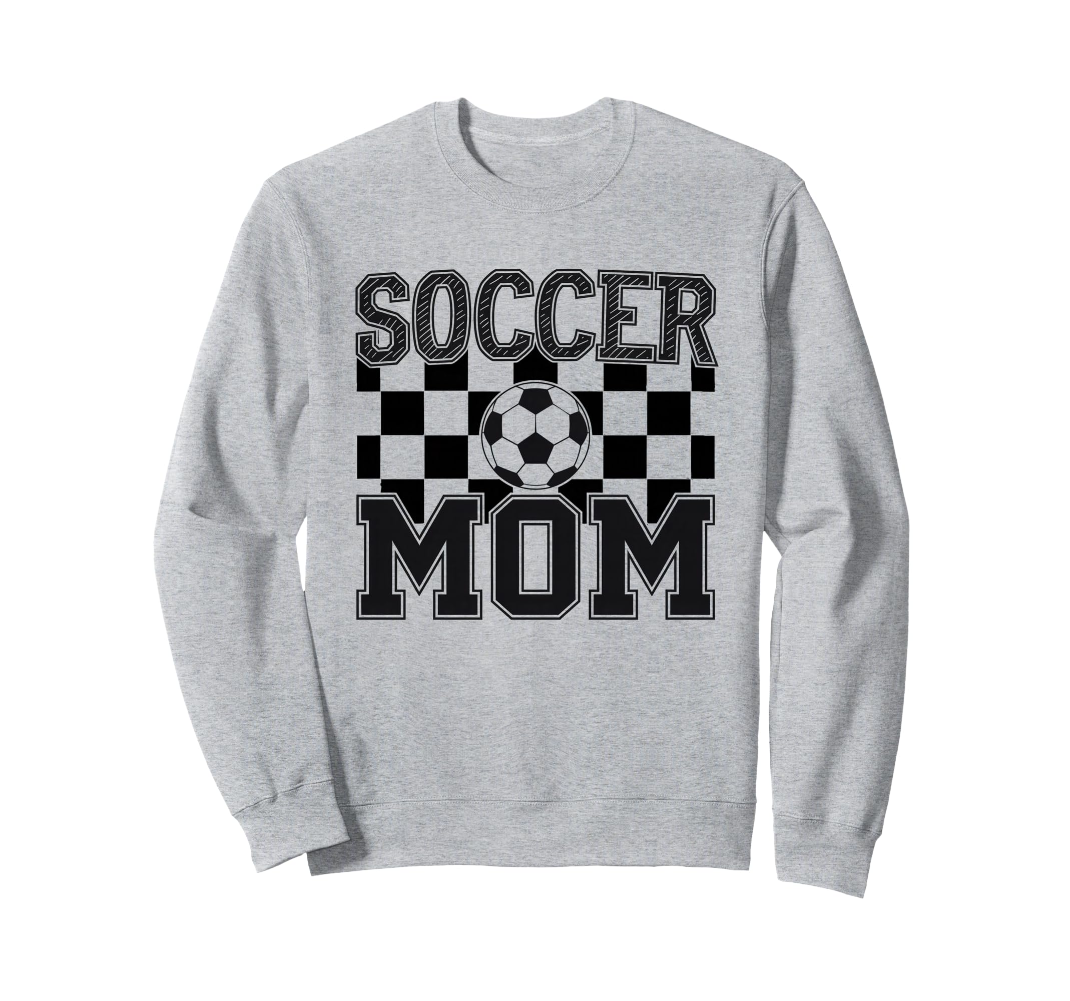 Groovy Soccer Mom Mother Soccer Mom Sweatshirt - Trendy Graphic Men Women