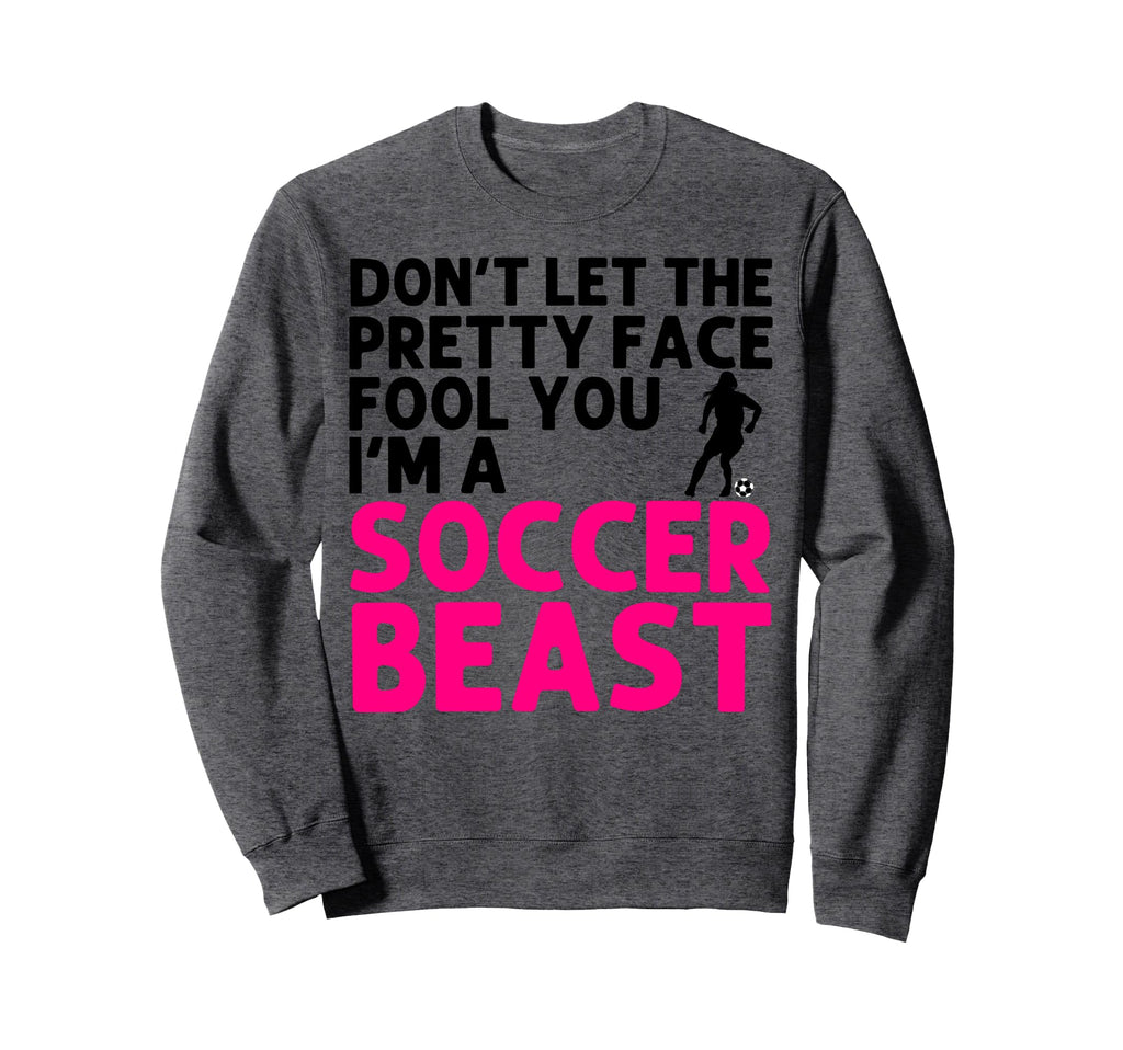Soccer Art Teen Goalie Soccer Player Sweatshirt - Custom Art Print Unisex