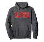 California Pa Pennsylvania Varsity Hoodie - Streetwear Style for Adults