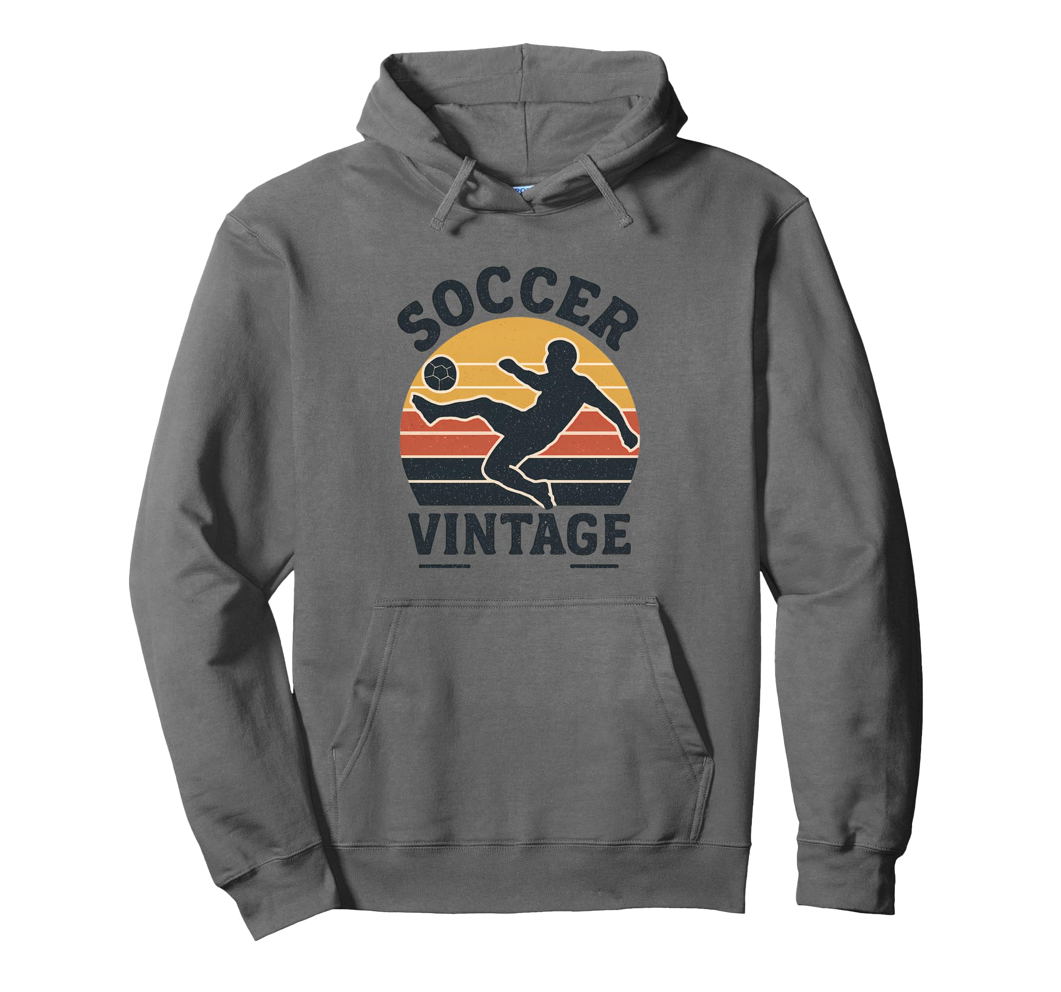 Soccer Silhouette Hoodie - Aesthetic Graphic Men Women
