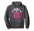 This Runs Jesus And Soccer Gifts Hoodie - Graphic Print for Adults
