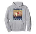 Goalkeeper Jesus Saves Soccer Goal Hoodie - Graphic Print Men Women
