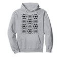 Groovy Soccer Coquette Bow Soccer Hoodie - Casual Everyday Wear Men Women