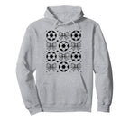 Groovy Soccer Coquette Bow Soccer Hoodie - Casual Everyday Wear Men Women