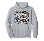 Soccer Game Day Leopard Funny Soccer Hoodie - Trendy Graphic Men Women