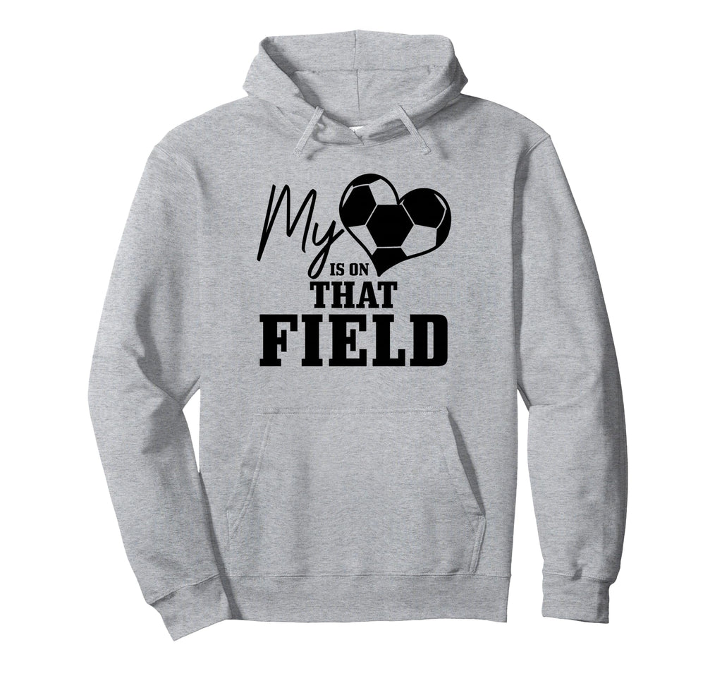 Soccer Mom My Heart Is That Field Coach Hoodie - Unique Graphic Unisex