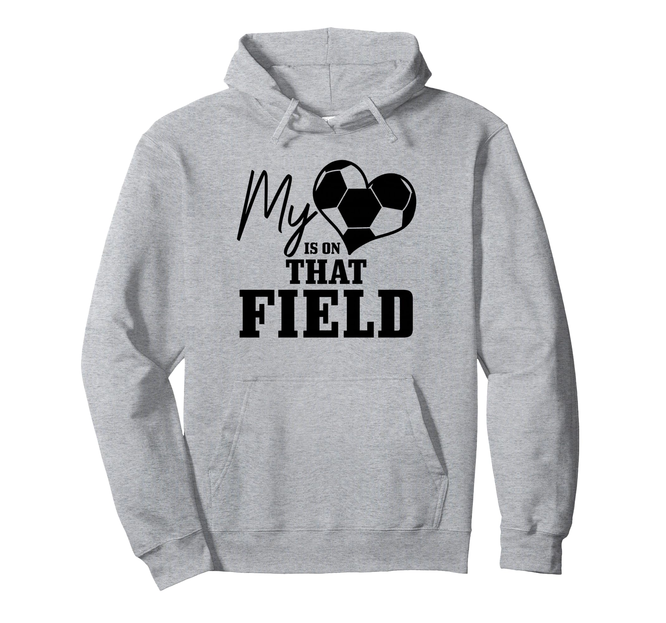 Soccer Mom My Heart Is That Field Coach Hoodie - Unique Graphic Unisex