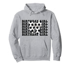 Birthday Soccer Coquette Bow Hoodie - Casual Everyday Wear Men Women
