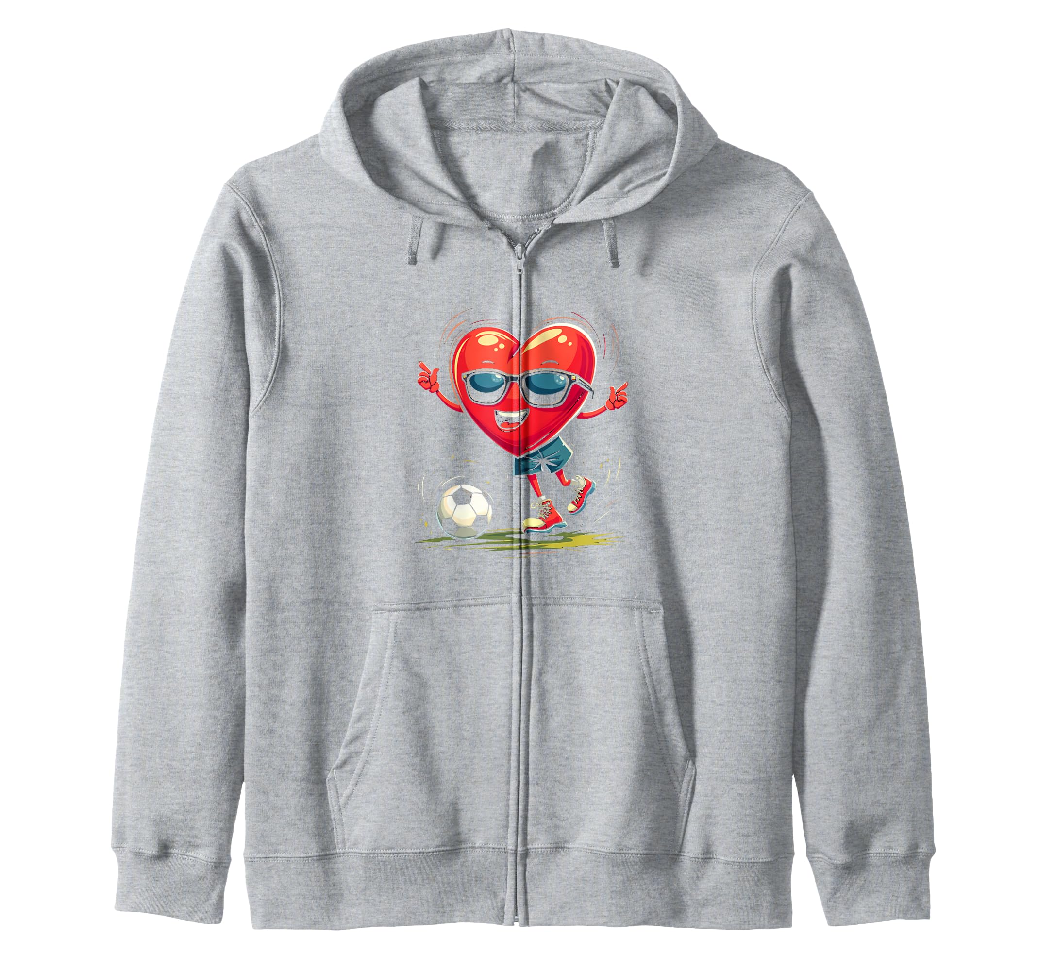 Heart Soccer Gift T-Shirt - Aesthetic Graphic Men Women