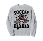 Soccer Mama Messy Bun Soccer Sweatshirt - Streetwear Style Men Women