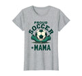 Proud Soccer Mama Soccer Moms T-Shirt - Minimalist Print Unisex