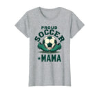Proud Soccer Mama Soccer Moms T-Shirt - Minimalist Print Unisex