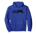 Black Soccer Heartbeat Goal And Soccer Hoodie - Custom Art Print Men Women