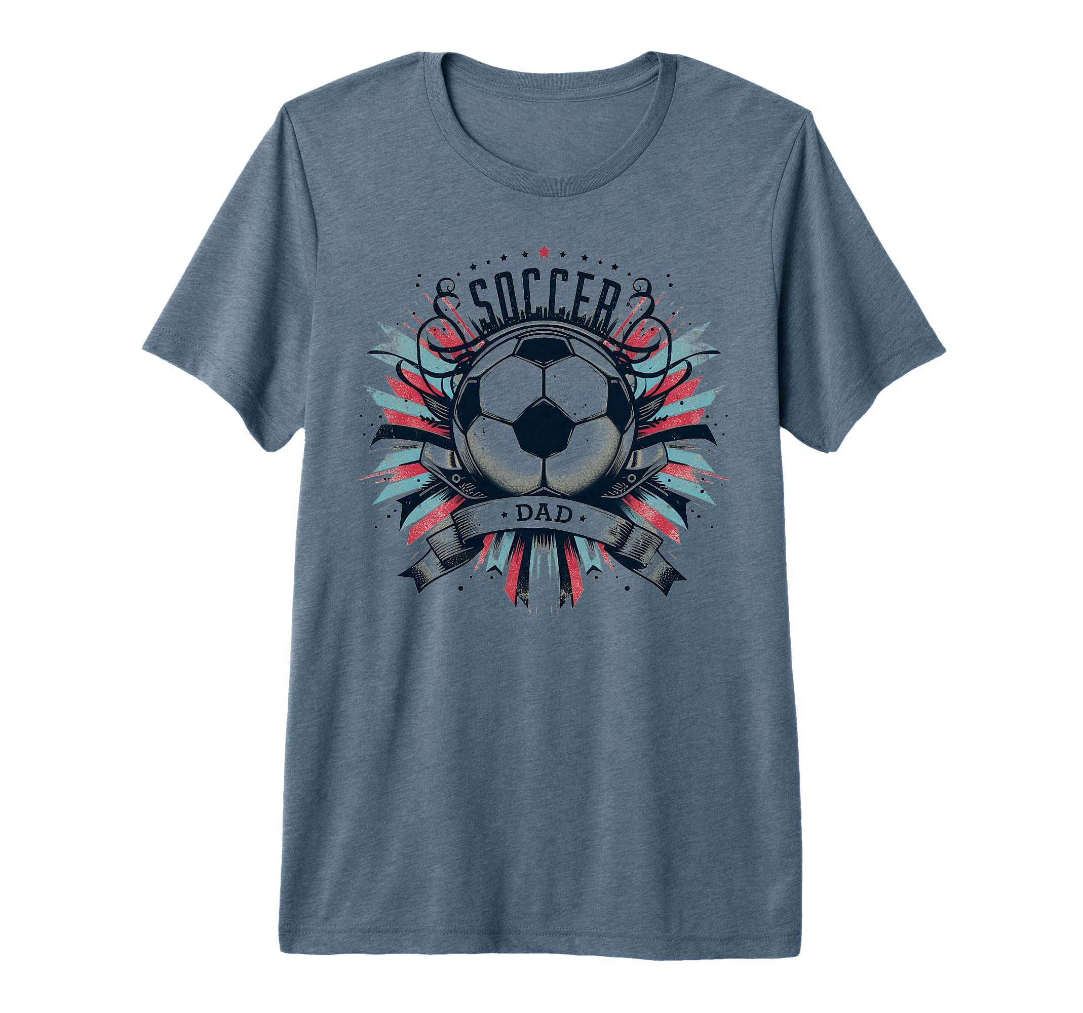 Soccer Dad Family Matching Dad Fathers T-Shirt - Aesthetic Graphic Unisex
