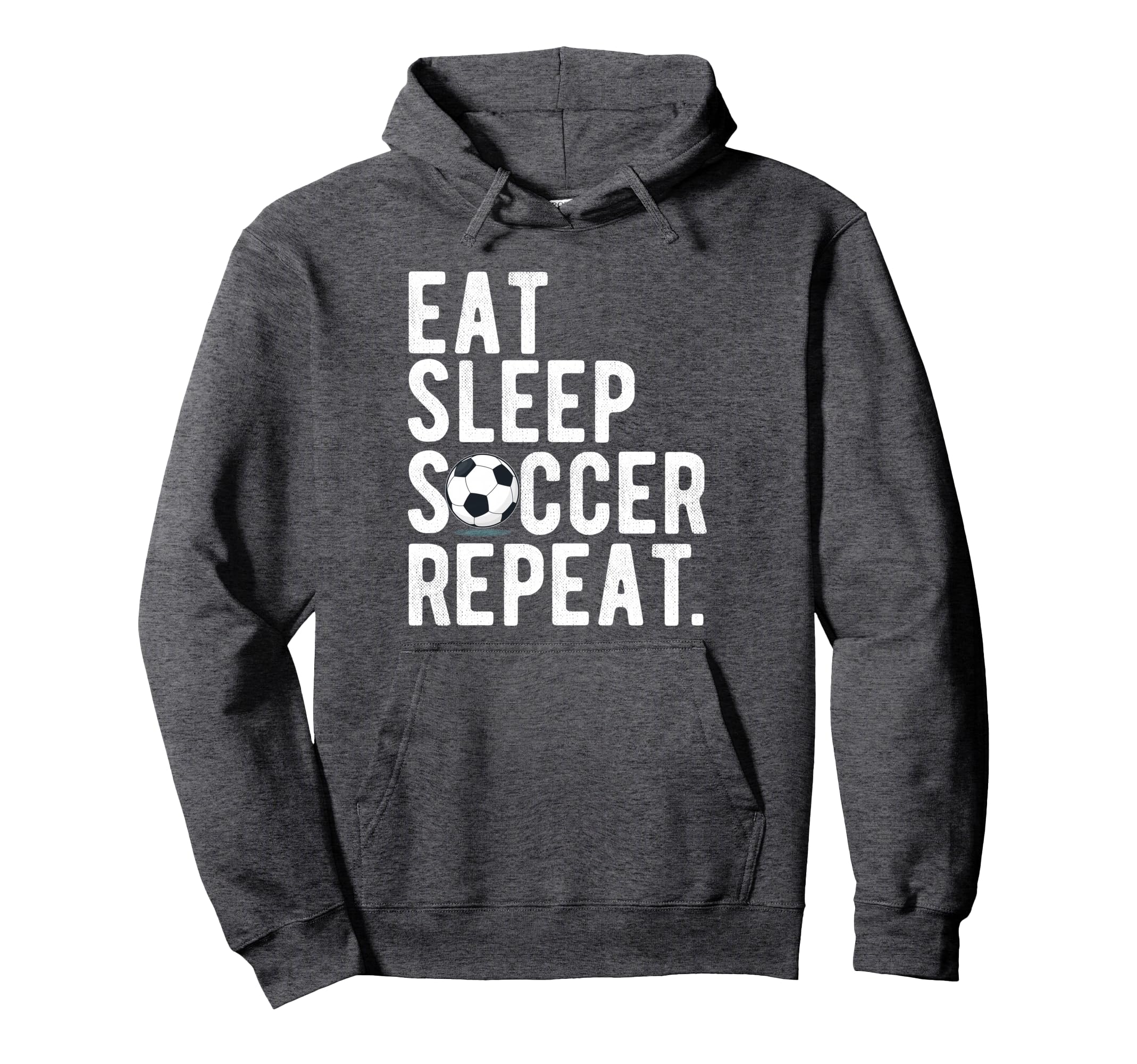 Eat Sleep Soccer Repeat Football Footballer Hoodie - Trendy Graphic Unisex