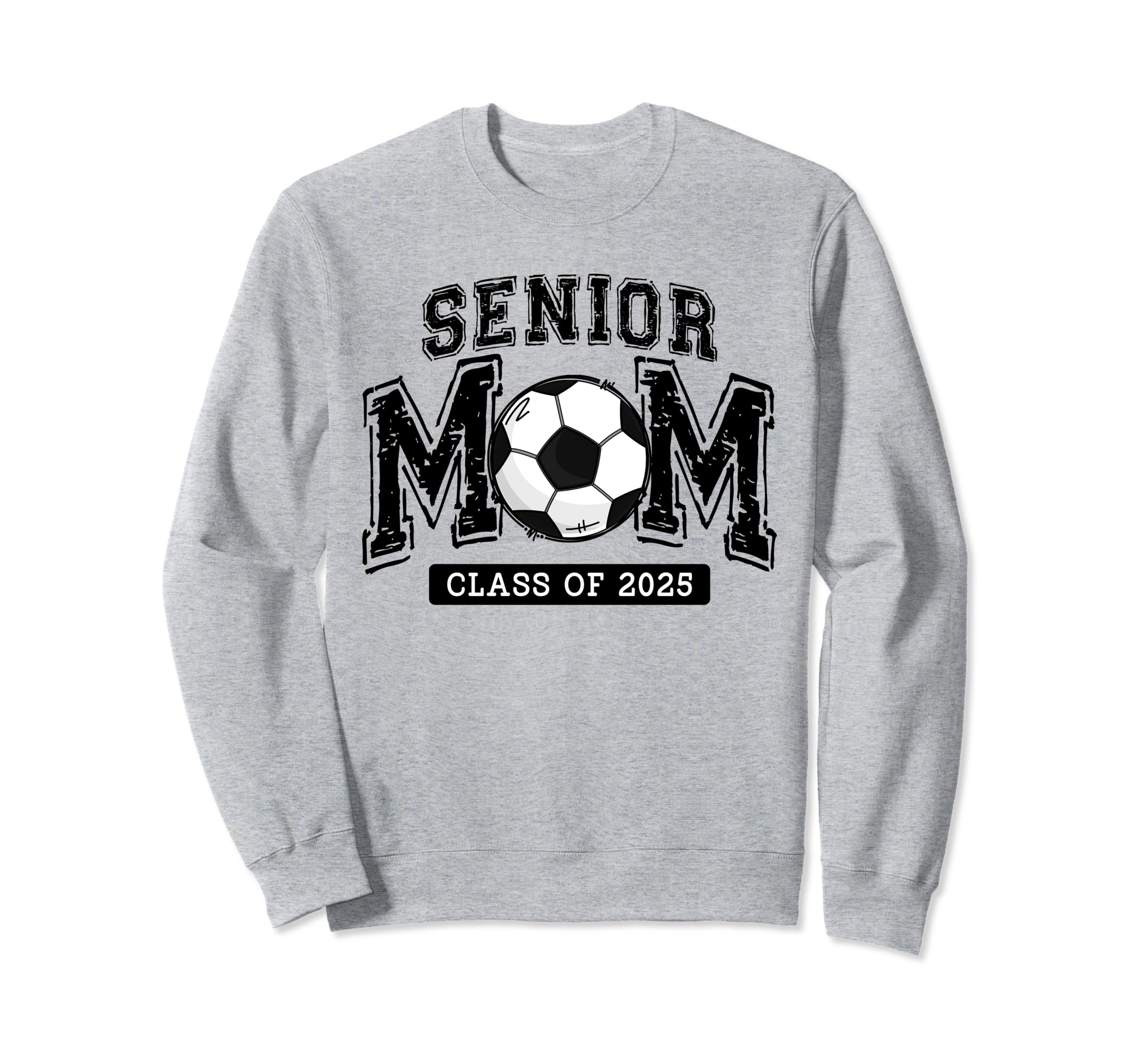 Senior Mom 2025 Soccer Mom Class 2025 Sweatshirt - Unique Graphic Unisex