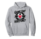 Groovy Soccer Soccer Game Day Vibes Only Hoodie - Unique Graphic for Adults