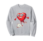 Heart Soccer Gift Hoodie - Unique Graphic Men Women