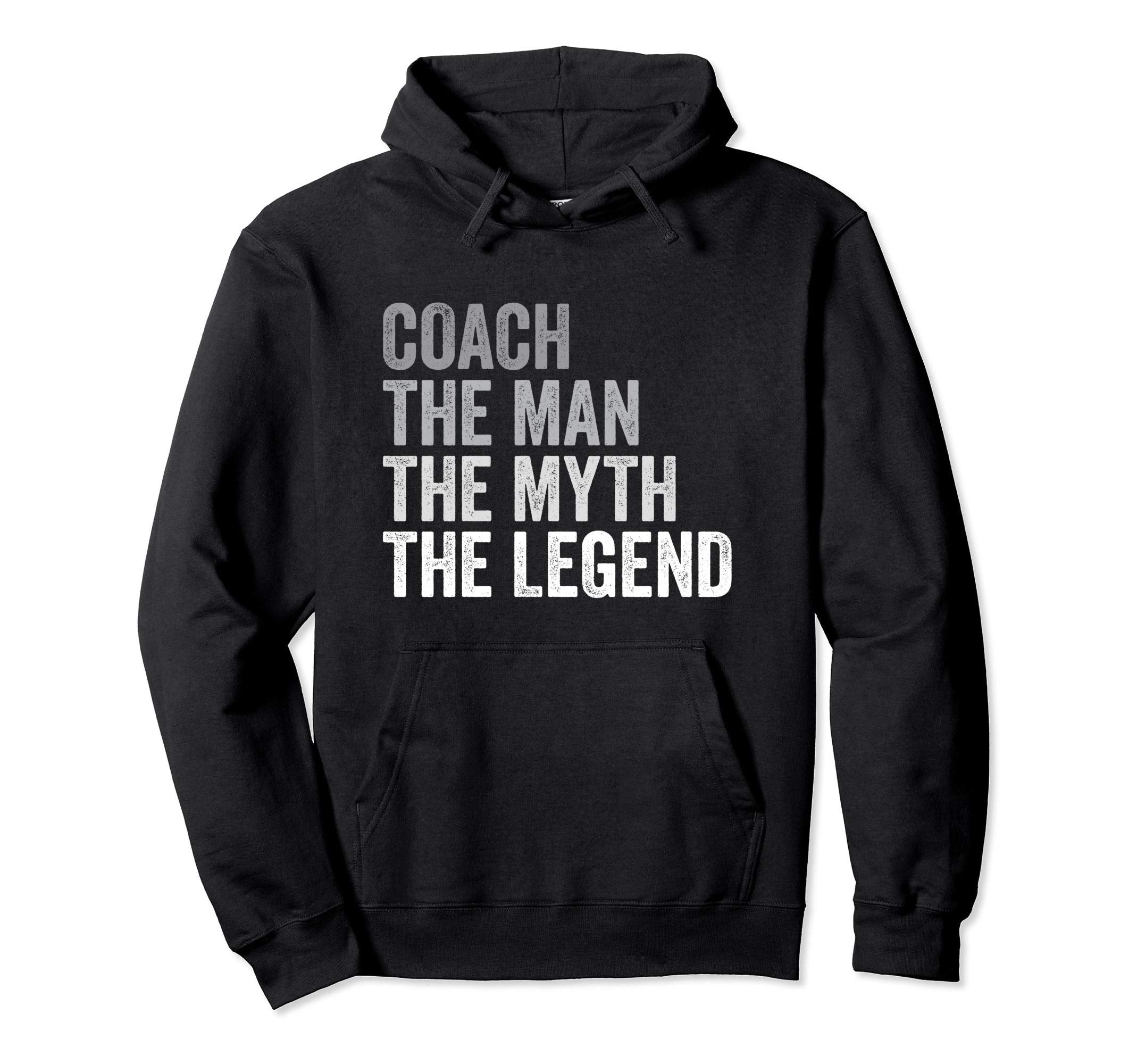 Coach Myth Legend Team Coaching Coaches Hoodie - Custom Art Print Unisex