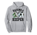 Keeper Mom Goalkeeper Soccer Mama Hoodie - Minimalist Print for Adults