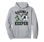 Keeper Mom Goalkeeper Soccer Mama Hoodie - Minimalist Print for Adults