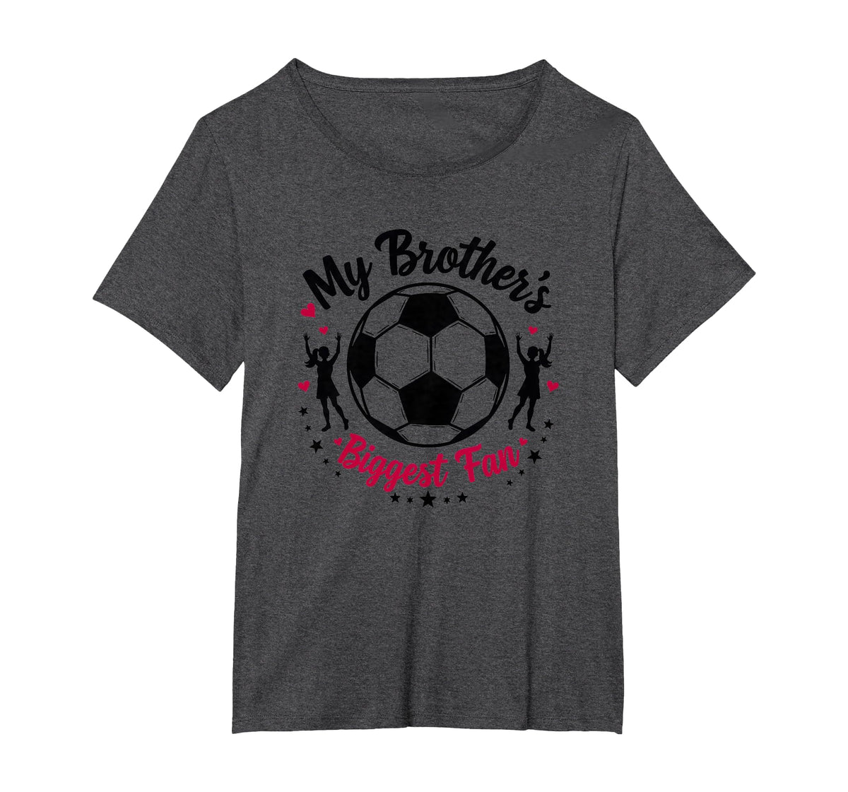 Soccer Sister My Brothers Biggest Fan T-Shirt - Trendy Graphic Unisex